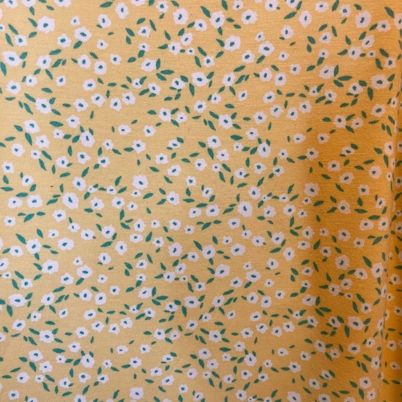 Bobeau Yellow Floral Double  Split Tank Midi Dress - Picture 9 of 9